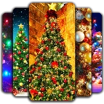 christmas wallpaper android application logo